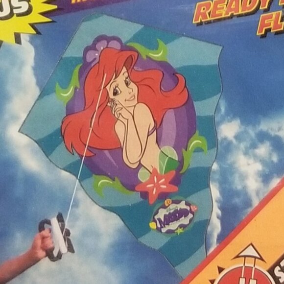Disney Other - NWT NIB colorful vtg Little Mermaid Ariel kite
